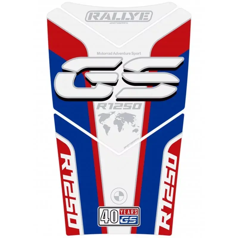 Echt Motografix 3D Gel Tank Pad TB051WBR passend für BMW R 1250 GS Adventure 40th