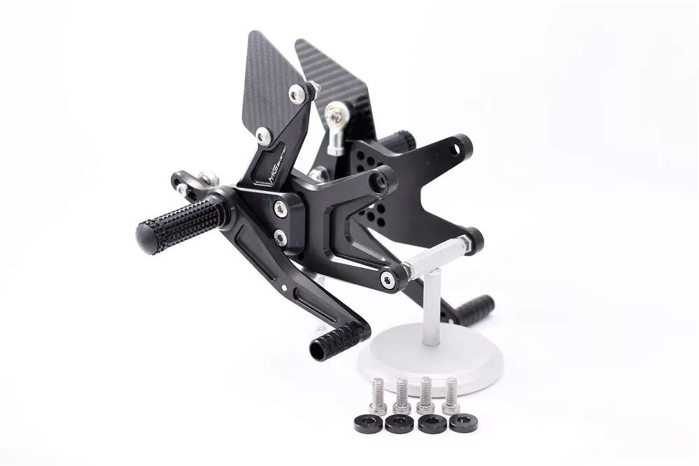 MG Biketec Sportfussrastenanlage passend für Triumph Street Triple 675 (2008-2010) Highlight