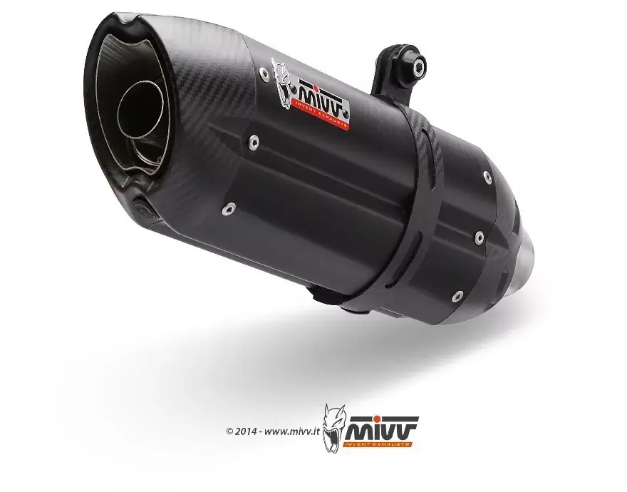 Direkt Vom Hersteller MIVV SUONO Edelstahl Schwarz passend für Honda CB 500 F