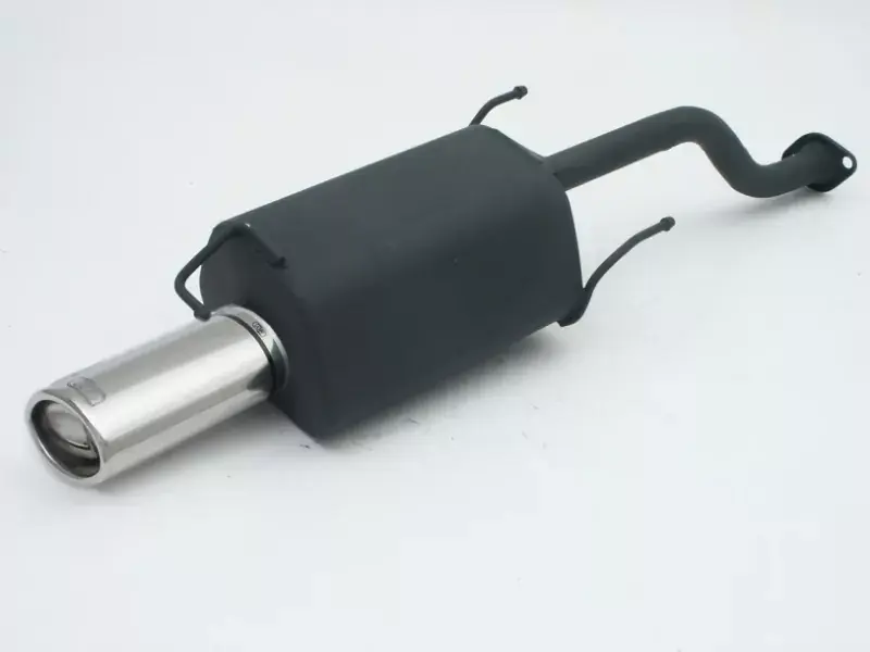 Ulter Sportendschalldämpfer passend für Honda Civic VI Hatchback 5D 1995-2001 – 1 Endrohr oval 120×80 Neu