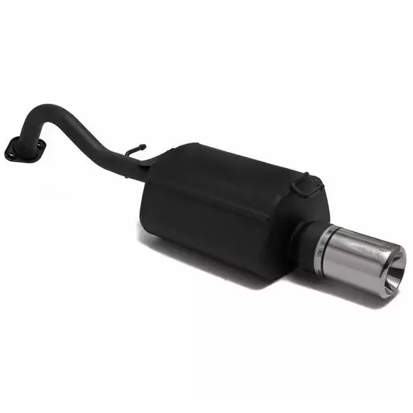 Aktuell Ulter Sportauspuff passend für Toyota Corolla typ E12 2002-2004 1 Endrohr rund Ø100