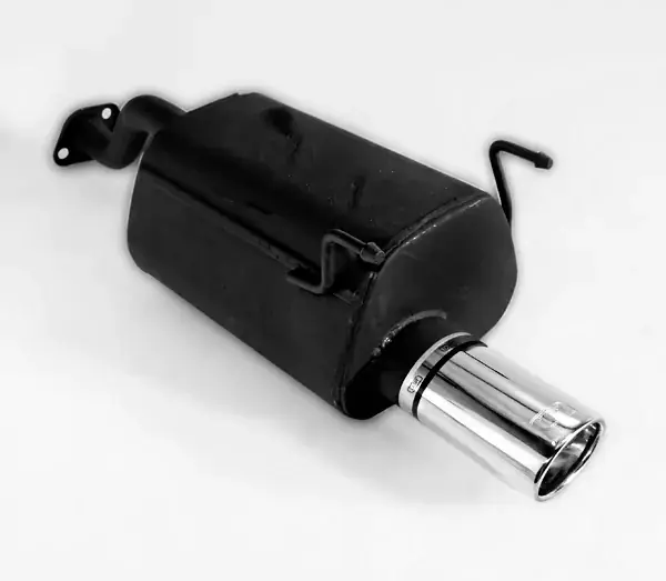 Garantierte Lieferung Ulter Sport Sportendschalldämpfer passend für Honda Civic VI Hatchback 1996-2001 1 Endrohr oval 95×65