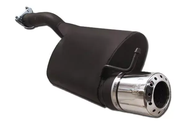 Ulter Sportendschalldämpfer passend für Ford Focus I Hatchback 1998-2004 – 1 Endrohr rund Ø100 Mega-Angebot