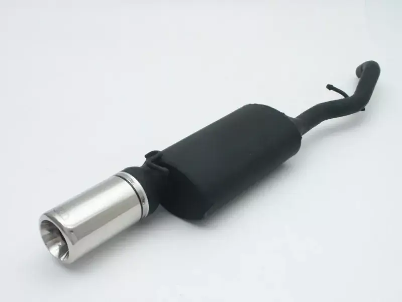 Ulter Sportendschalldämpfer passend für Ford Escort 1995-2001 1 Endrohr rund Ø80 Neu