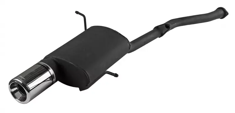 Echt Ulter Sportauspuff passend für BMW E36 316i compact 1994-2000 – 1 Endrohr rund Ø100