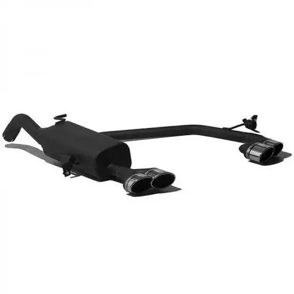 Ulter Sportauspuff passend für Peugeot RCZ 2010-2015 mit 4 Duplex Endrohren oval 220×80 Knallerangebot