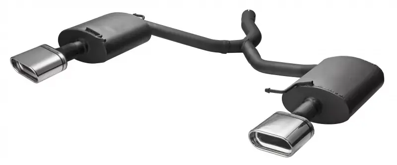 Ulter Sportauspuff passend für Audi A4 typ B7 /8E,8F 2005-2008 mit 2 Duplex Endrohren oval 145×75 Bestpreis