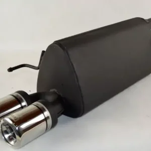 Günstig Ulter Sportauspuff mit 1 Endrohr oval 167×60 passend für Fiat Grande Punto 2005-2009