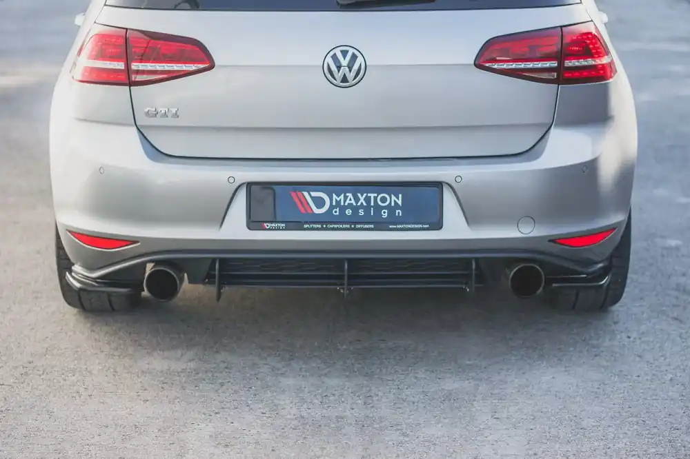 Neu Im Sortiment Heck Ansatz Flaps Diffusor V.2 passend für VW Golf 7 GTI