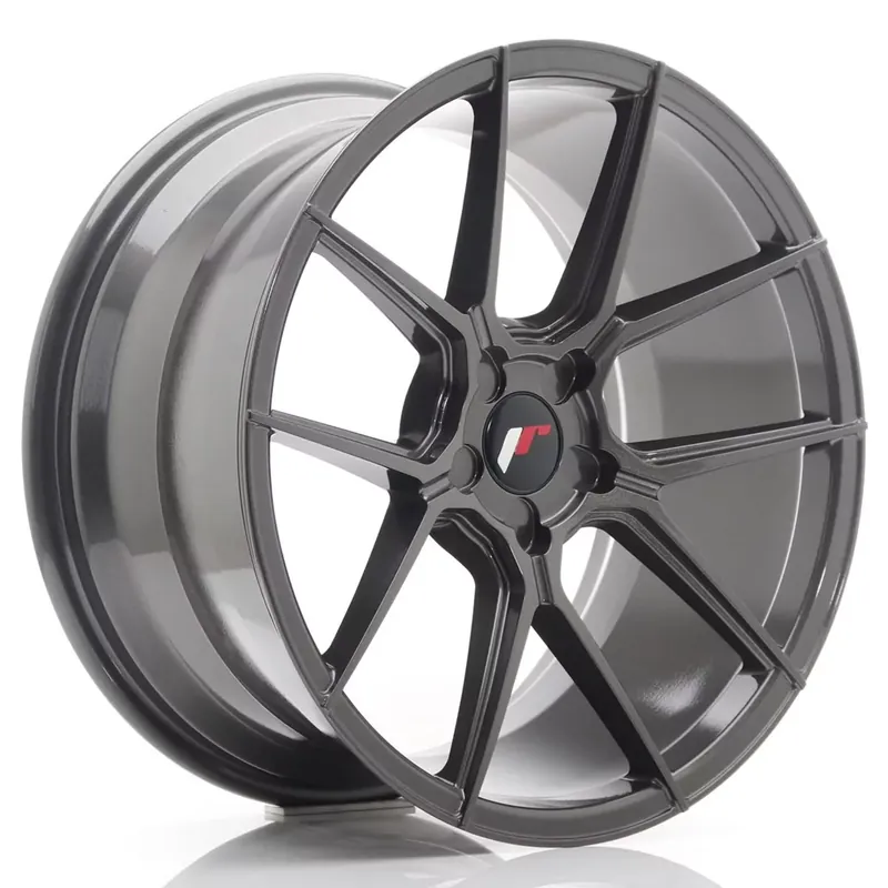 Geprüft JR Wheels JR30 19x9,5 ET35-40 5H Blank Hyper Grey Alufelge