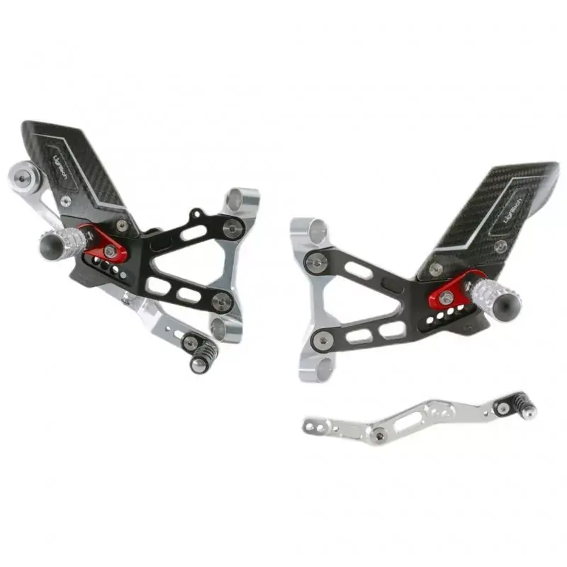 Lightech R Type Fußrastenanlage passend für BMW S 1000 RR ab 2019 / M 1000 RR ab 2021 Neu