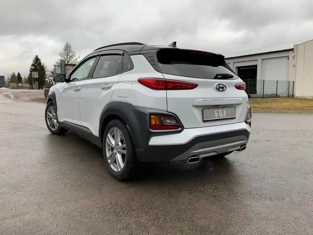 Saisonangebot FOX Endrohre Edelstahl 145x65 Typ 59 rechts/links passend für Hyundai Kona 4WD ab 2019