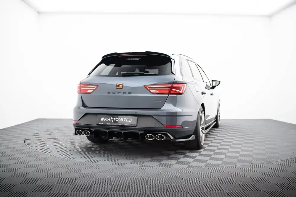 Preiswert Spoiler CAP V.1 passend für Seat Leon Cupra ST Mk3 / Mk3 Facelift