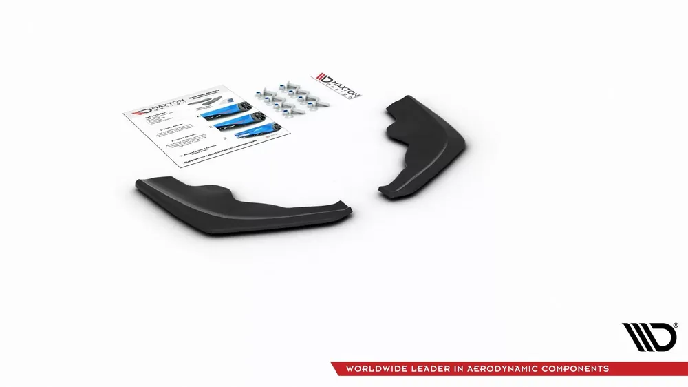 Geprüft Heck Ansatz Flaps Diffusor V.2 passend für BMW 1er F40 M-Paket