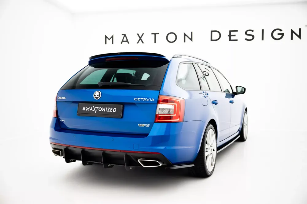 Direkt Vom Hersteller Heck Ansatz Flaps Diffusor passend für Skoda Octavia RS Mk3 / Mk3 FL Hatchback / Kombi