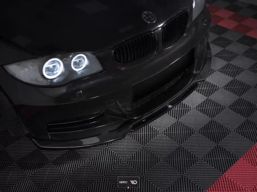 Maxton Design Front Ansatz V.1 passend für BMW 1er E82 Facelift M Paket Expressversand