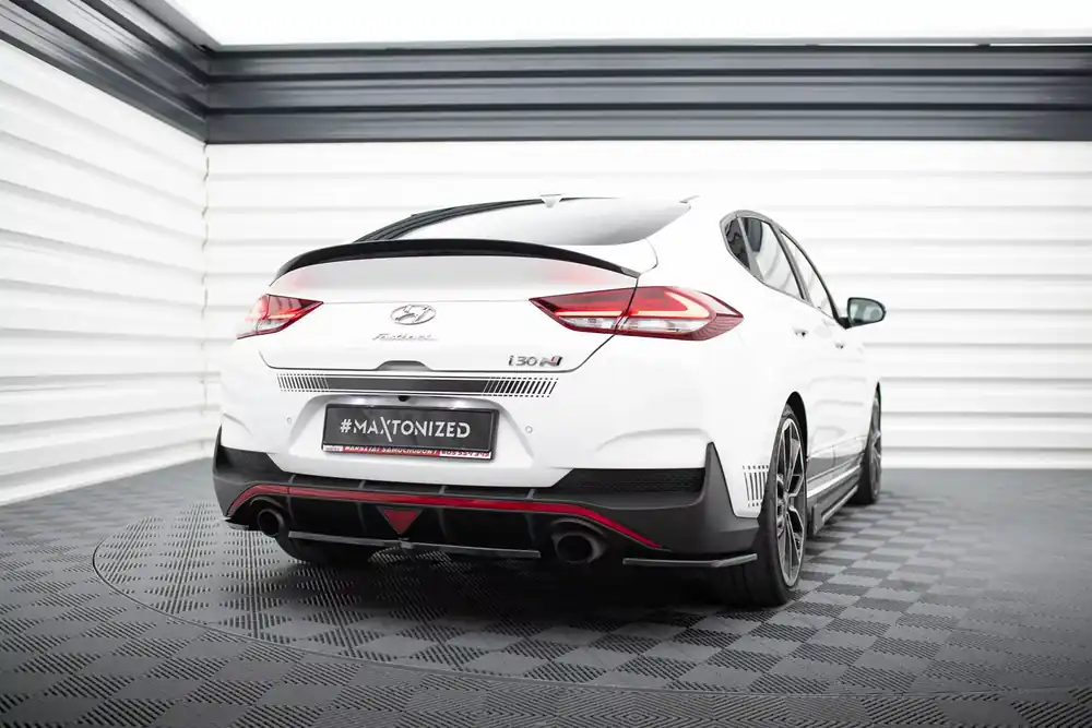 Heck Ansatz Flaps Diffusor passend für Hyundai I30 N Mk3 Fastback Aktuell