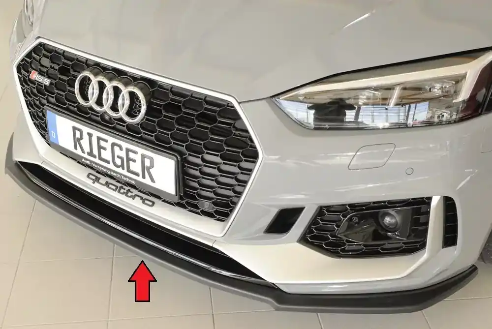 Rieger Spoilerschwert passend für Audi RS5 (B9/F5) Coupe 03.17–02.20 Schneller Versand