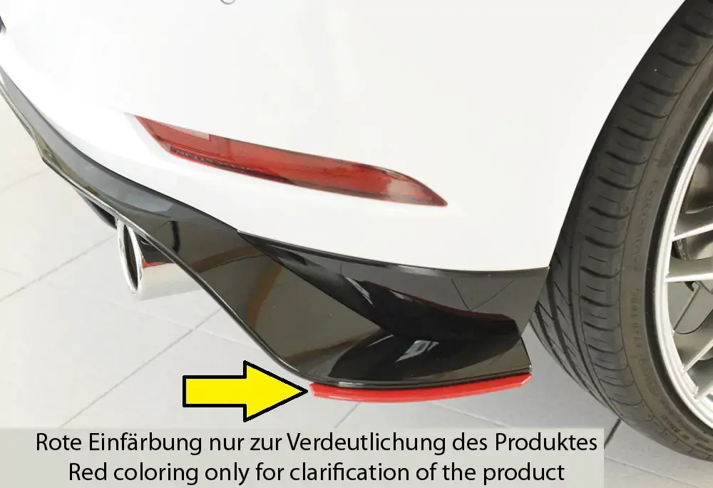 Letzte Chance Rieger Heckschürzenansatz seitlich rechts passend für VW Golf 7 GTI-TCR (ab 01/2019)
