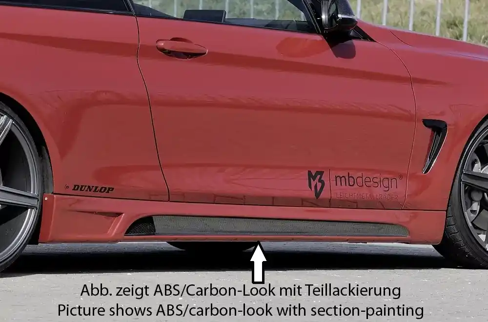 Echt Rieger Seitenschweller rechts passend für BMW 4er F33 Cabrio (ab 07/2015 LCI)