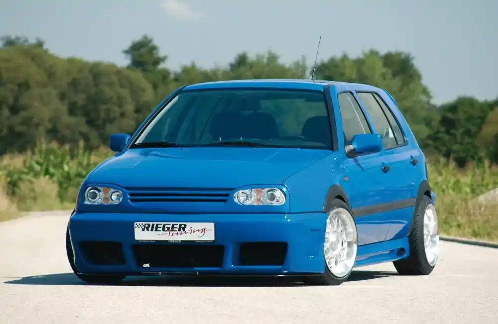 Billig Rieger Spoilerstoßstange RS-Four-Look passend für VW Golf 3 Cabrio