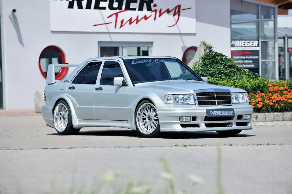 Markenprodukt Rieger Seitenteil Breitbau II passend für Mercedes 190 (W201) Limousine