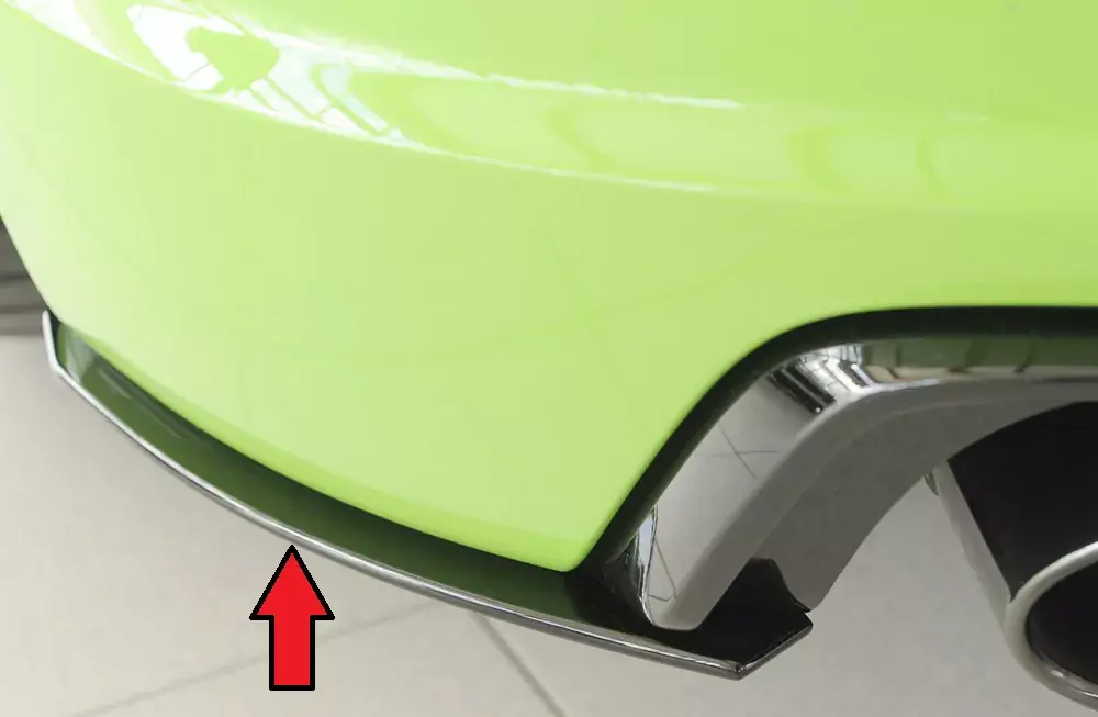 Rieger Heckschürzenansatz seitlich links passend für Audi TT RS (8J/8J1-FV/8S) Coupé 05.16–08.18 Preisknaller