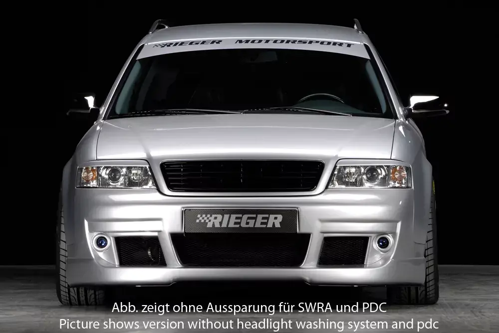 Wochenendangebot Rieger Spoilerstoßstange S6-Look passend für Audi A6 (4B) Limousine 01.97–06.01