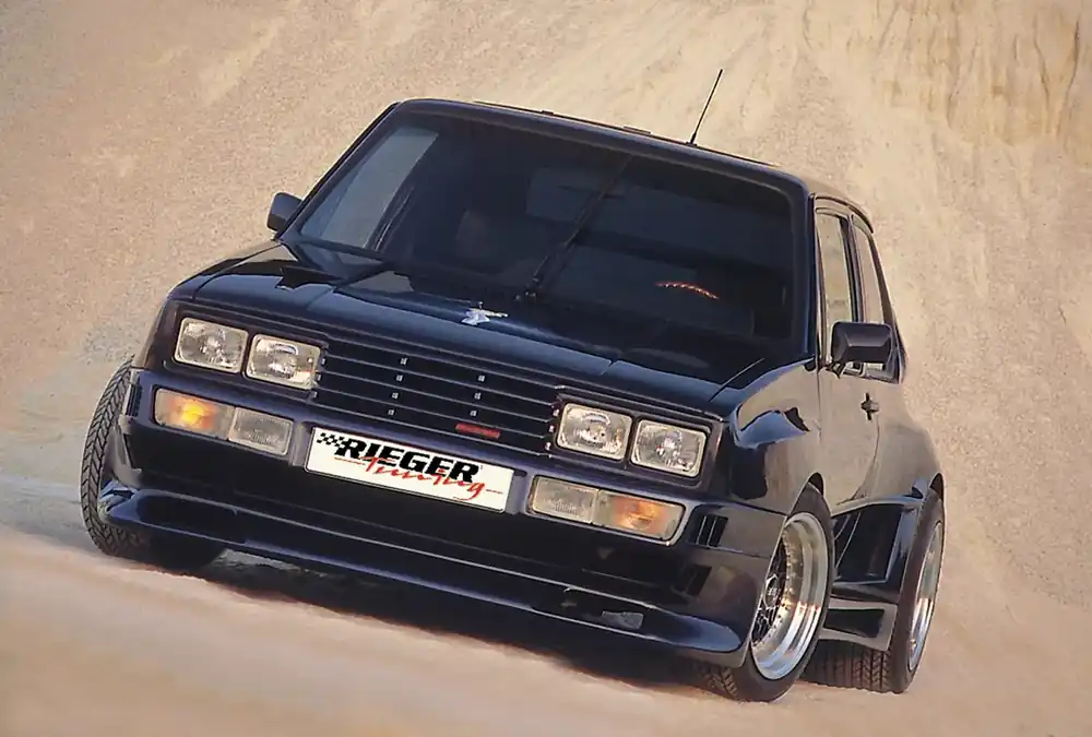 Markenware Rieger Kotflügel Breitbau II passend für VW Golf 1 Cabrio 74-83