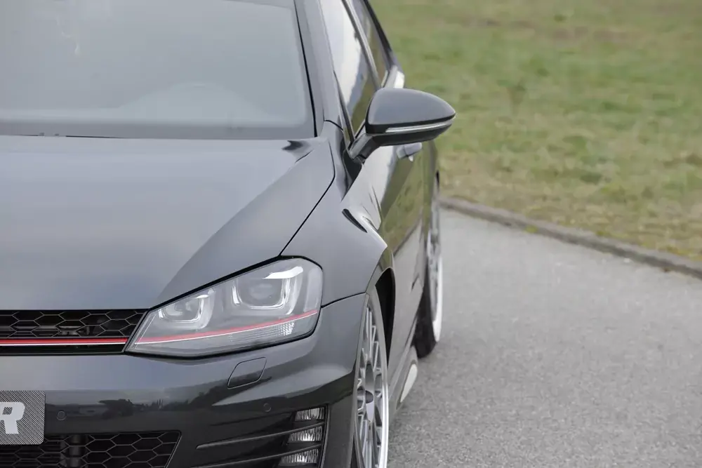 Preis Gesenkt Rieger Kotflügel für extreme Tieferlegung passend für VW Golf 7 GTD 3-tür. (06/2013-12/2016)