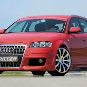 Abverkauf Rieger Spoilerstoßstange R-Frame passend für Audi A3 (8P) 3-tür. 06.05-06.08