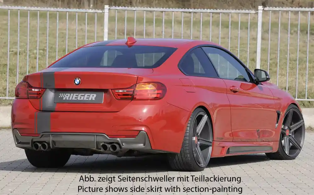 Heißes Angebot Rieger Seitenschweller rechts passend für BMW 4er F32 Coupé LCI ab 07/2015