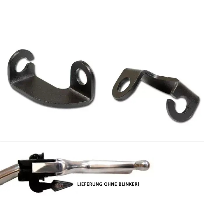Blinkerhalter HD-Rod 02-12 passend für Blinker bis M8, schwarz, Paar Preis Gesenkt