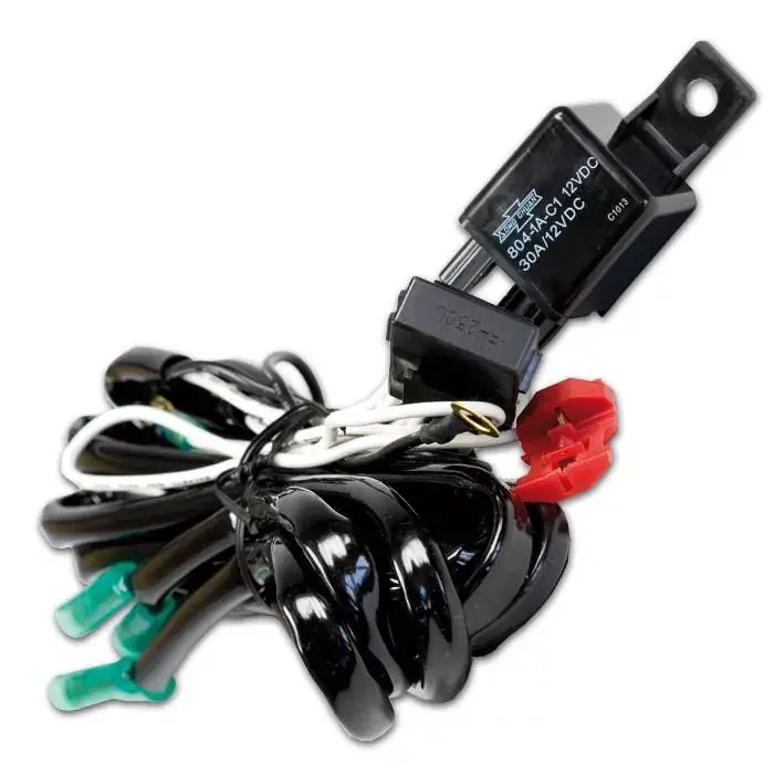 Kabelbaum passend für 2 Scheinwerfer Motorrad/Quad/ATV inkl. Sicherung und 30A Schaltrelais Markenware