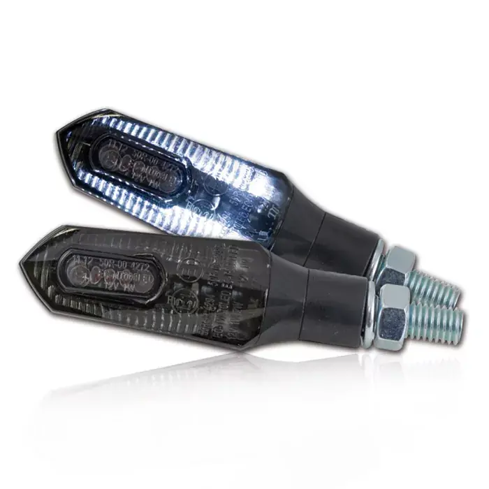 LED-Blinker Standlichtkombi "Force" ABS schwarz M8 getönt E-geprüft Jetzt Kaufen