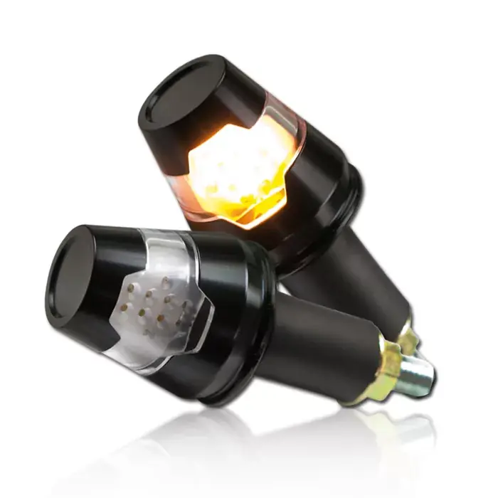 Wochenendangebot LED-Lenkerendenblinker Conic schwarz ALU E-geprüft