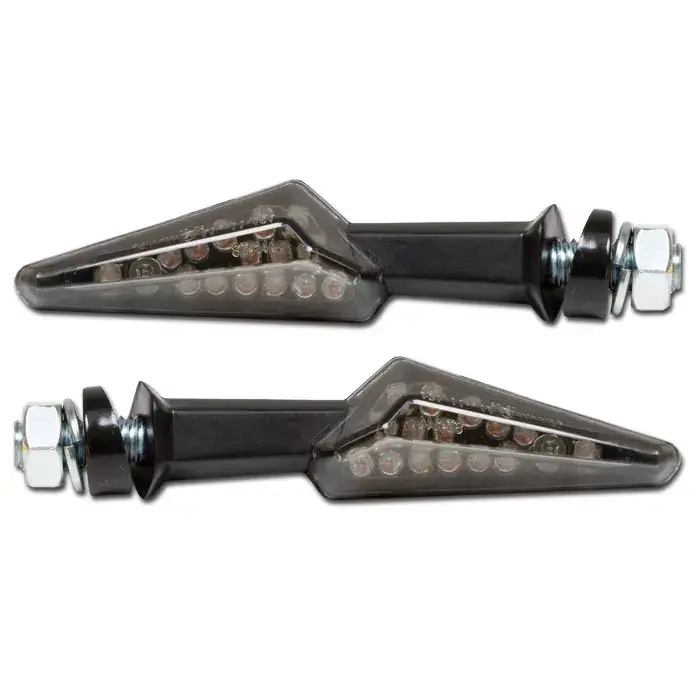 LED-Blinker "Spike" schwarz getönt E-geprüft Neu