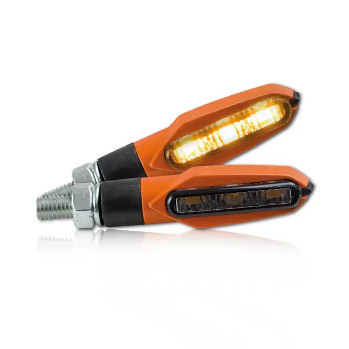Garantierte Lieferung SMD LED-Blinker Slight orange getönt E-geprüft Paar
