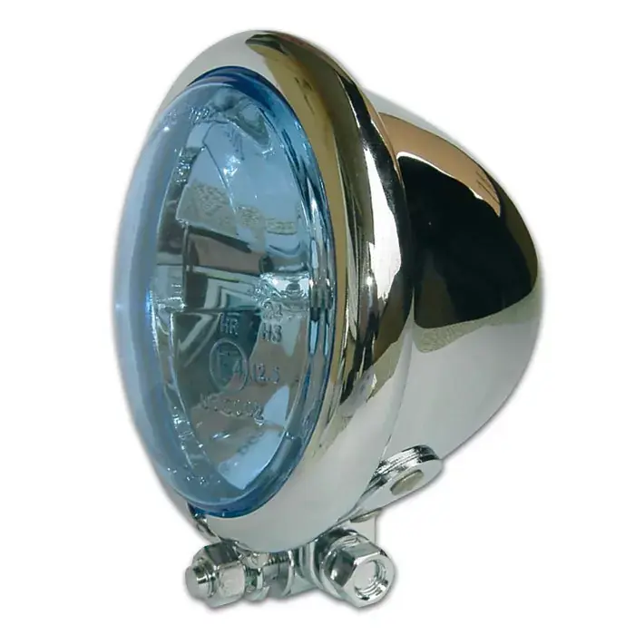 Direkt Vom Hersteller Bates-Style Fernscheinwerfer 4,5 Zoll H3 Chrom blaues Glas E-geprüft