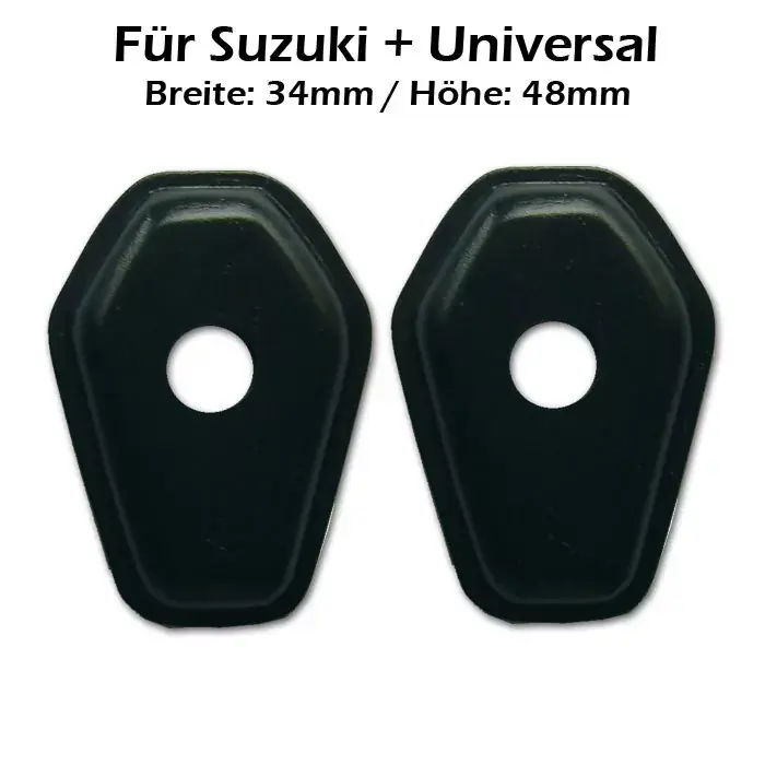 LED Mini Blinker Adapterplatten vorne passend für Suzuki Sofort Bestellen