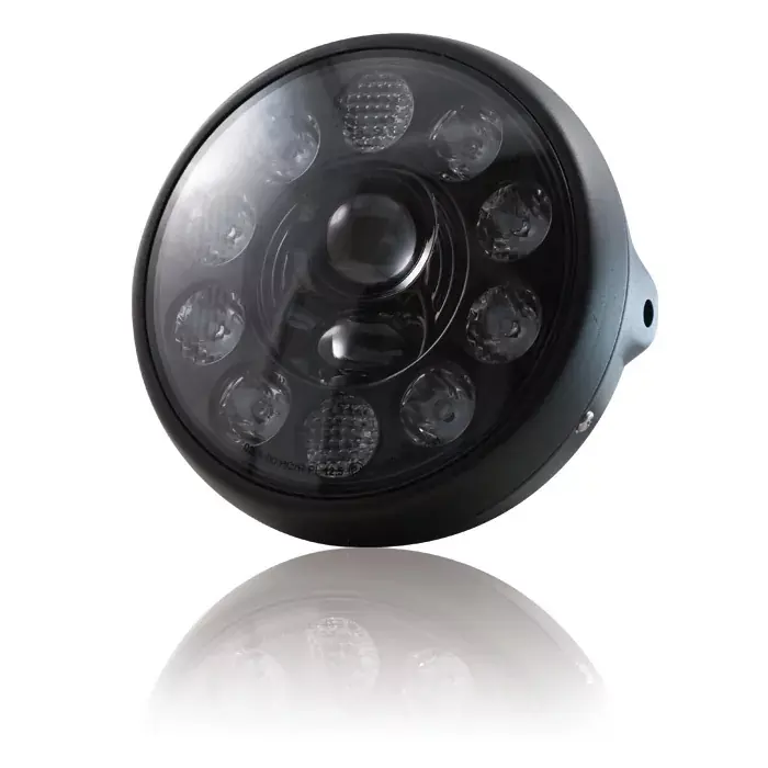 Angebot LED-Scheinwerfer „British Style“ 7 Zoll schwarz E-geprüft