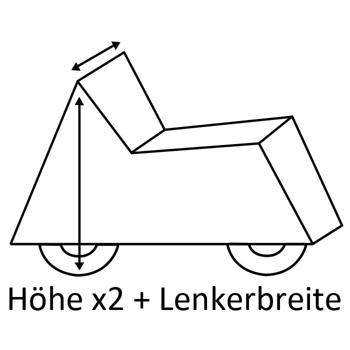 Abdeckplane "Indoor" blau Gr. M bis 1000 ccm Markenware