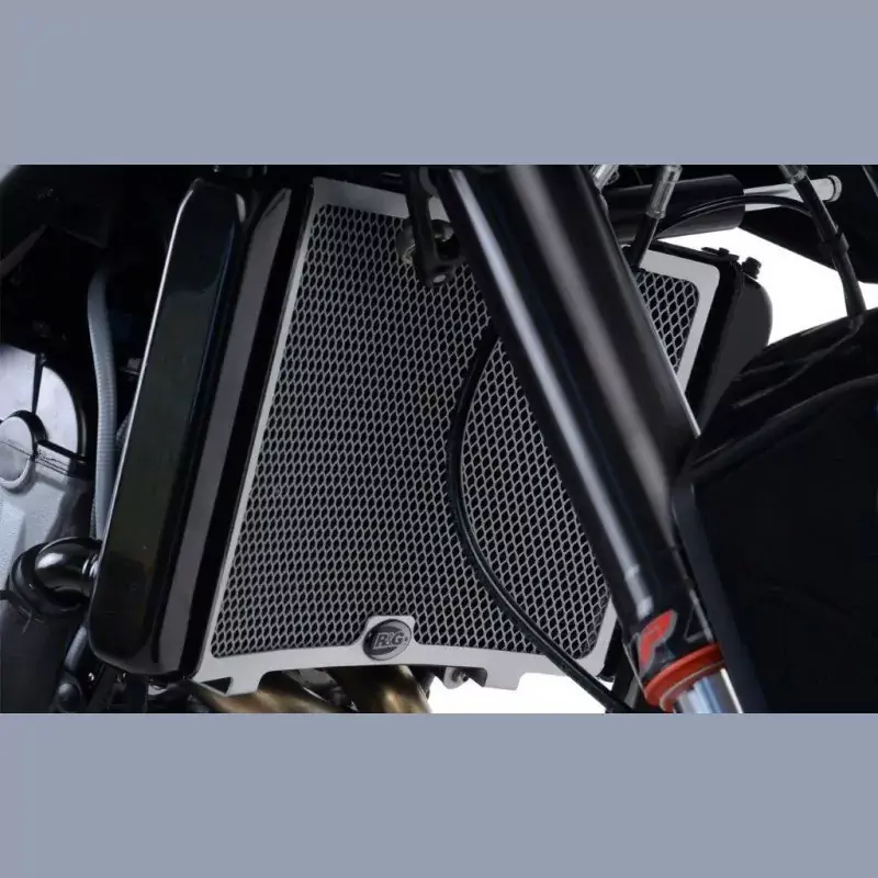 Saisonangebot R&G Kühlergitter passend für KTM Duke 790 2018-2020 Modelle ohne original Plastik Bremsleitungsschutz
