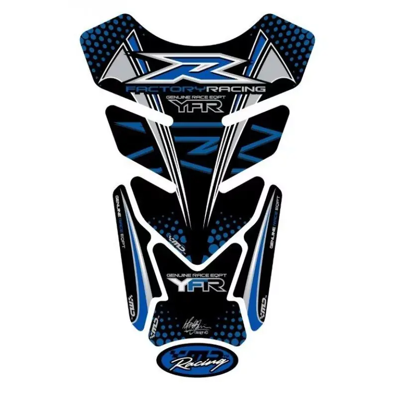 Motografix 3D Gel Tank Pad Protector TY014BKS passend für Yamaha YZF R6 / R1 / R25 / R3 Sonderangebot