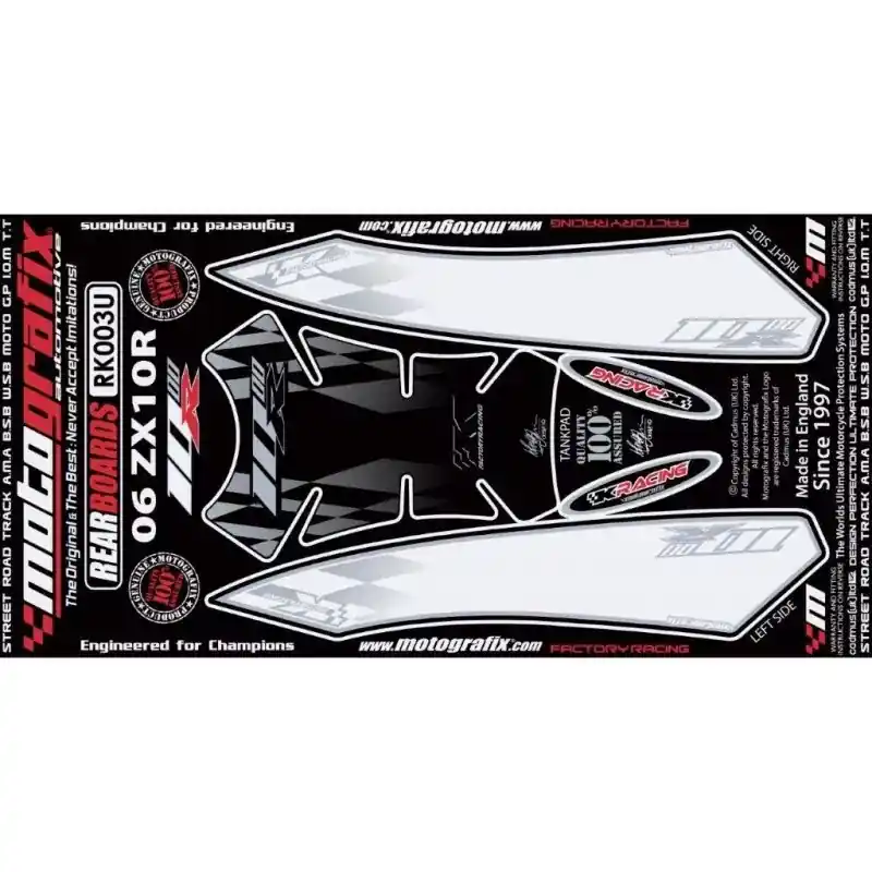Sofort Bestellen Motografix Steinschlagschutz Set passend für Kawasaki ZX-10 R 2006-2007