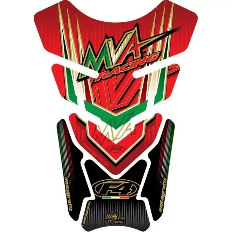 Neuheit Motografix 3D Gel Tank Pad TM001R passend für MV Agusta F4