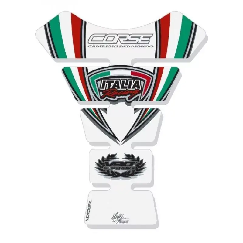 Motografix 3D Gel Tankpad passend für Ducati Corse V90° TD007WE Heißes Angebot