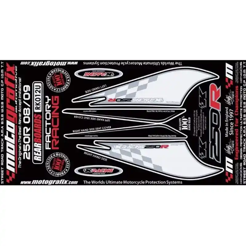 Jetzt Kaufen Motografix Steinschlagschutz hinten passend für Kawasaki Ninja 250 R 2008-2012