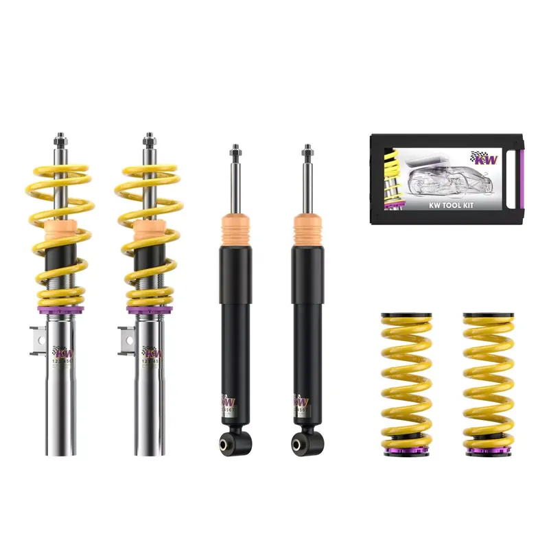 KW Gewindefahrwerk V1 inox passend für Audi A4 (8E) 8E2, B6 Allrad Sichere Zahlung