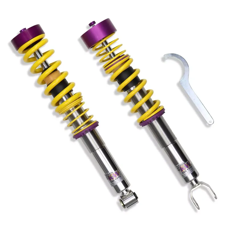 KW Gewindefahrwerk V3 inox passend für Mitsubishi Carisma Stufenheck (DA_) Allrad 09/1996-06/2006 Heißes Angebot
